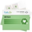 PatchAid D3 Topical Patch 30 dienu piegādes
