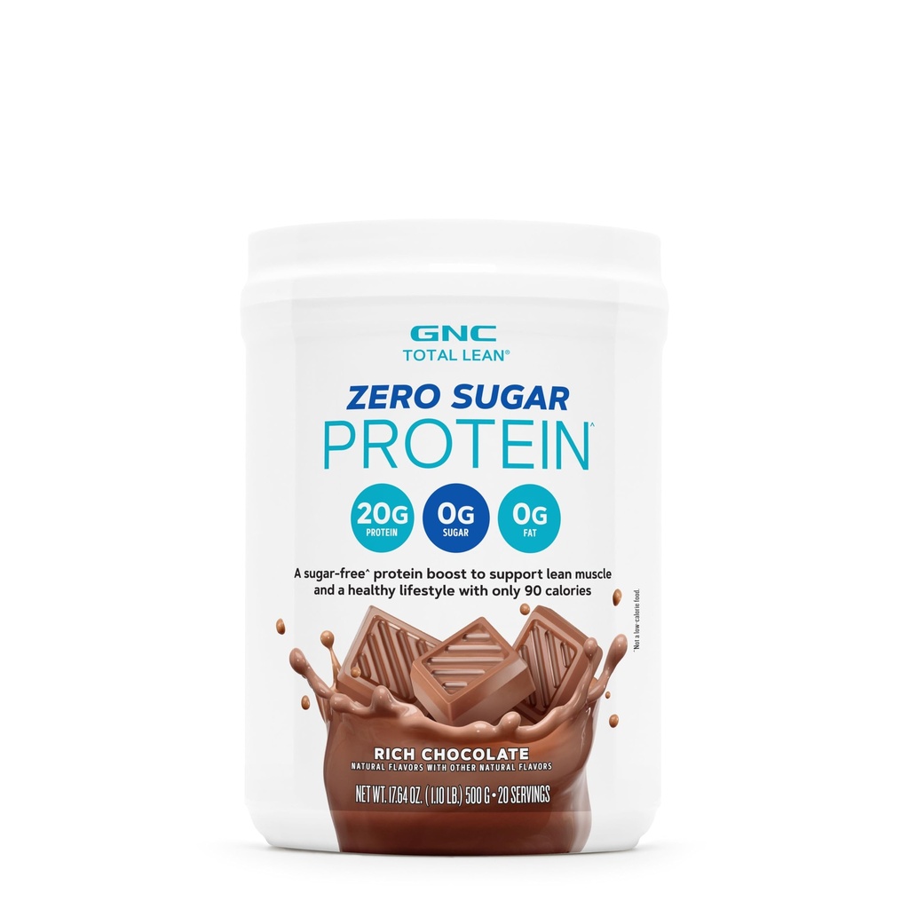 GNC kopējais lean Nulle cukura proteīns - bagāta šokolāde (20 Kalpo)