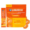Šķidrais I.V.® Hidratācijas pastiprinātājs +Immune Support - Tangerine -- Electrolyte Powder Drink Mix - 1 Pack (14 Servisi)