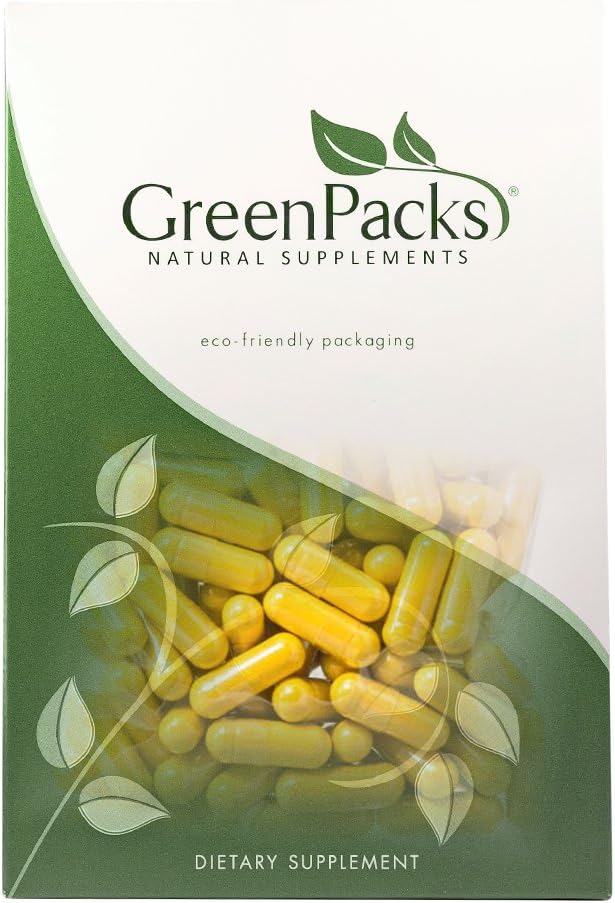 GreenPacks® Milk Thattle ekstrakts (Augstas devas) Plus Turmeric - 90 Kapsulas
