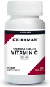 C vitamīns 250 mg košļājamās tabletes ar Stevia-250 Count