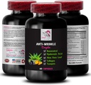 Alpha Lipoic Acid Support - ANTI-WRINKLE COMPLEX - Aloe Vera Leaf priekšrocības, kolagēna Boost, zaļās tējas lapu ekstrakts, vīnogu sēklu jauda, zaļās kafijas pupiņu priekšrocības, hialuronskābe 1 pudele 60 Caps