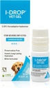 I-DROP Vet Gels: pet Acu pilieni suņiem; lubrikāts Akūtas/jūras sausās acis; Superior Comfort; Ilglaicīgs atvieglojums; Mazāk nepieciešama lietošana; 0.30% Hyaluronan; Daudzdevu pudele; Viena pudele; 10 ml