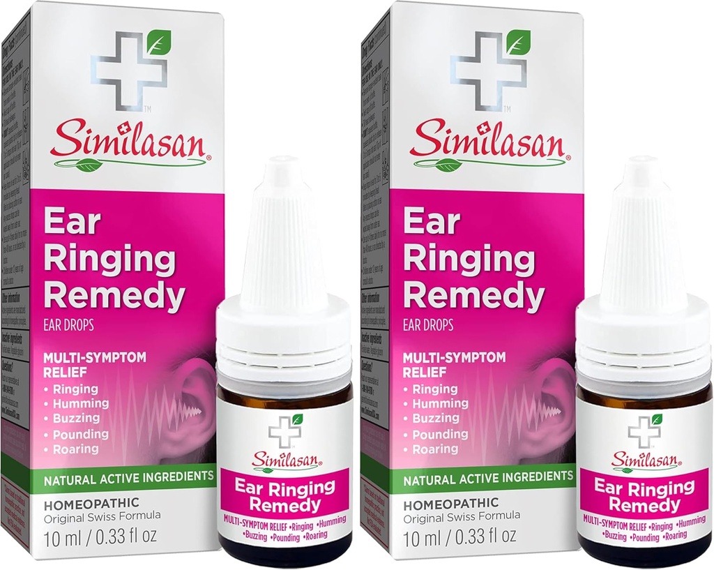 Similasan Ausu ringing Remedity pilieni 0.33 Ounce, pagaidu daudzsimptoms Relief no trokšņa ausīs, Ringing Ausu, Buzzing Ausu, Roaring Ausu, Humming Ausu un citas skaņas ausīs
