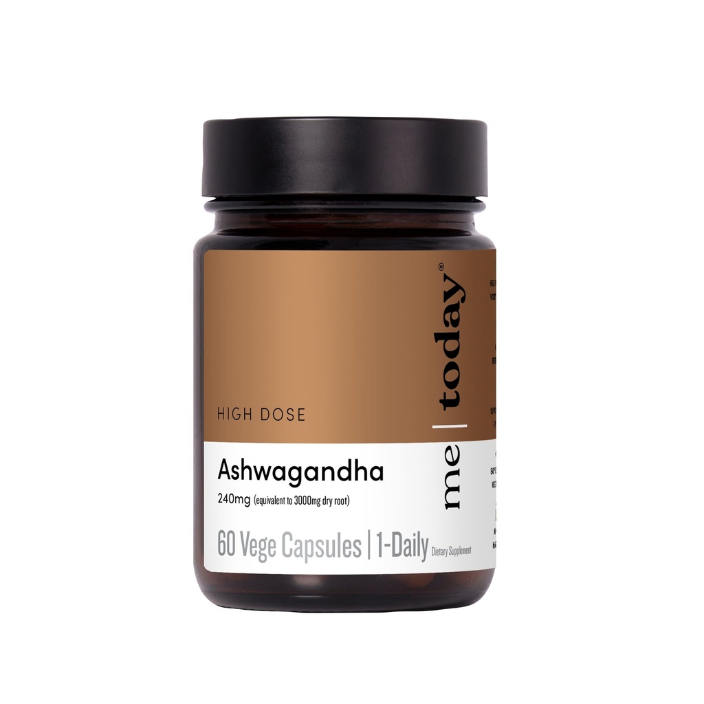 man šodien Ashwagandha Papildinājums Kapsulas 3000 mg - Augsta stipruma Adaptogen Papildinājums Stress Relief, Garīgā Clarity & Focus – Vegan, Natural Daily Wellness Formula,60 Kalpo.
