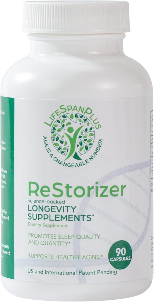 LifeSpanPlus ReStorizer Longevity Papildinājums, 90 kapsulas