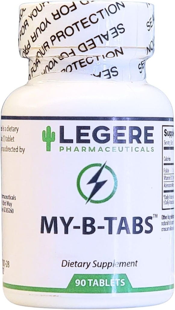 Manu B tabs sublingual augļa punch 90 tabletes ar Legere Pharmaceuticals