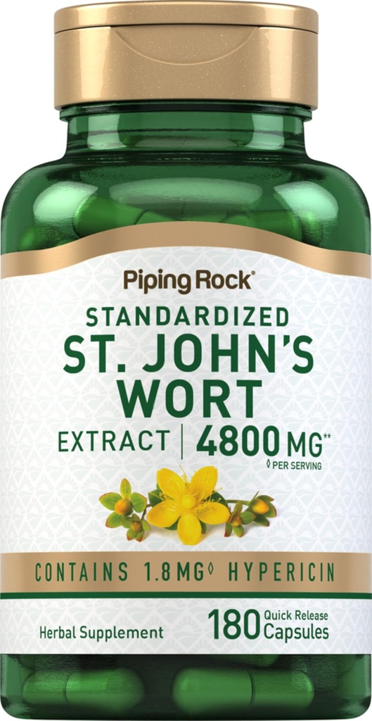 Piping Rock St. John's Wort Capsules 