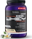 Ultimate Nutrition Prostar sūkalu proteīns Pulveris Izolāts, Vanilla - Zems Karbs, augsts olbaltumvielu pulveris Shake for Muskuļu Gain & Recovery - zems nātrija līmenis, zems tauku saturs un keto draudzīgi - 2 mārciņas Tub
