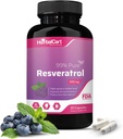 Pure Resveratrol 500mg – Antioksidants, veselīga novecošana un sirds veselības atbalsts