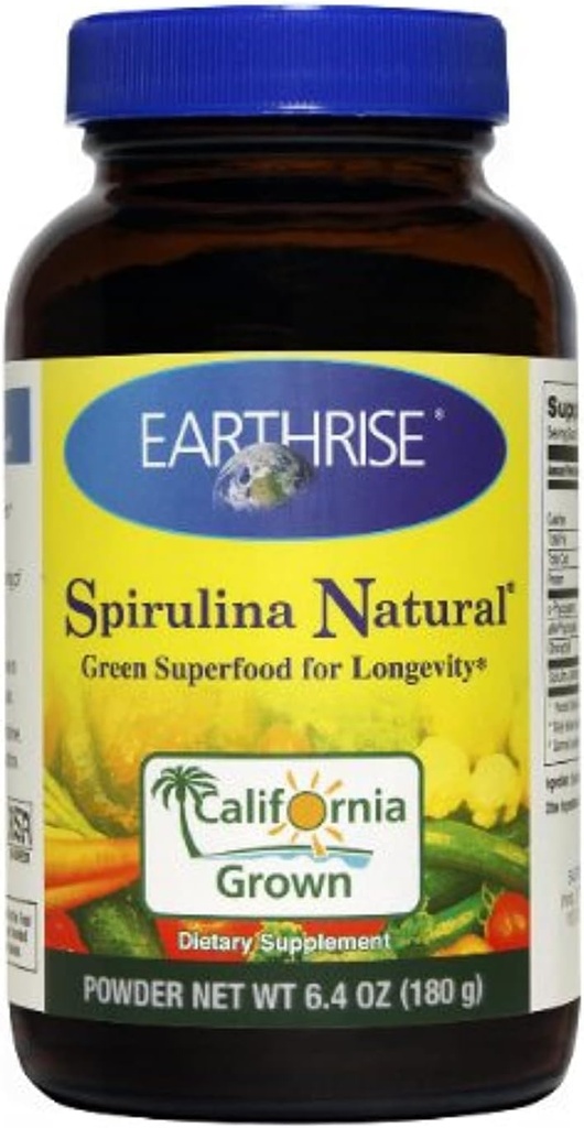 Zemene Spirulina Dabīgs, 180 Grams Pulveris