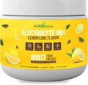 Elektrolītu pulveris - atsvaidzinoša darbspējas atgūšana Elektrolīti, bez cukura, bez lipekļa un vegan, Pure Keto & Paleo hidrācija Dzēriens, Imūnās Boost vitamīnus (198 Grams, citrona Laima)