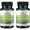 Swanson Berberine Uzlabota uzsūkšanās - Attēlojams Berbevis 550 mg 30 Veg Caps (2 iepakojumi)