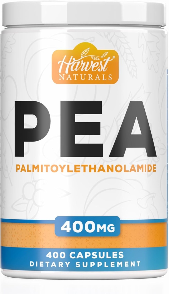 Palmitoiletanolamīda kapsulas  - Pea 400mg - 400 Tabletes - Veicināt dabas iekaisums un diskomforta atvieglojums