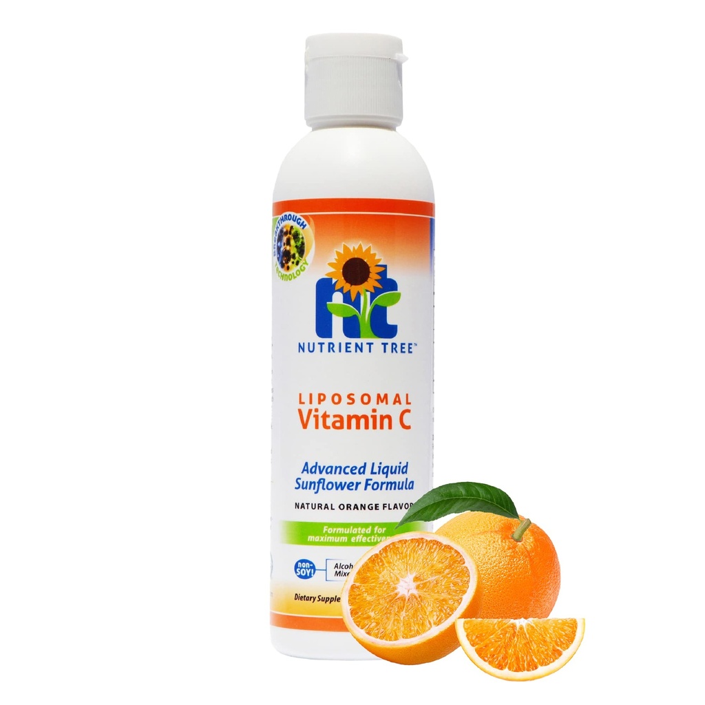 Liposomālais C vitamīns; bez alkohola; nesojas; ne-GMO; ražots ASV