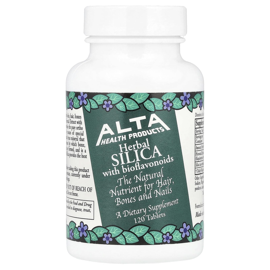 Alta Health Products, augu SILICA ar bioflavonoids , Tabletes, 120 Count