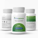 ADK 10 - A vitamīns, D3 & K2 Papildinājums vīriešiem un sievietēm - Vitamīns ADK - palīdz atbalstīt Imūnās, kaulu un sirds veselība - 90 kapsulas