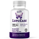Dabas saplūšana LupuEase Lupus Relief Products Multivitamīnu piedevas - vitamīns C, D3, E, B12, kurkumalīna ekstrakts (std. 95% kurkuminoīdi) - omega 3 taukskābes - 30 dienu piegādes - 400 mg