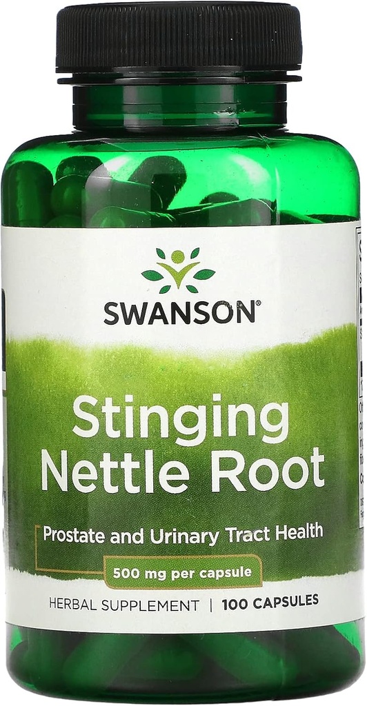 Swanson Stinging Nattle Root 500 Milligram, 100 Caps (3. komplekts)