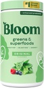 Zieds Uzturs Superfood Greens Pulveris, Gremošanas enzīmi ar probiotikām un prebiotikām, Gut Veselība, Bloating Relief sievietēm, Hlorella, Green Juice Mix ar bišu saknes pulveris, 60 SVG, Original