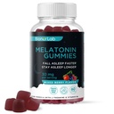 BionerLab Melatonin Gummies (30mg) Uzlabota ar L-teanīnu un vitamīnu B6 Pieaugušām sievietēm Vīrieši - Papildu stipruma košļājamās tabletes Calm Gummy - bez lipekļa