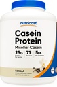 Tauku kazeīna proteīna pulveris 5lb Vanilla - Micellar Casein, bez lipekļa, ne-GMO