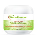 NerveReverse - neiropātija Sāpes atvieglojošs krēms kājām, rokām, kāju pirkstiem. Liels 4 OZ. JAR. Ātri iedarbojas, maksimālā stipruma krēms ar 4% mentolu, MSM, L-karnitīns, L-arginīns, E vitamīns, vitamīns B6