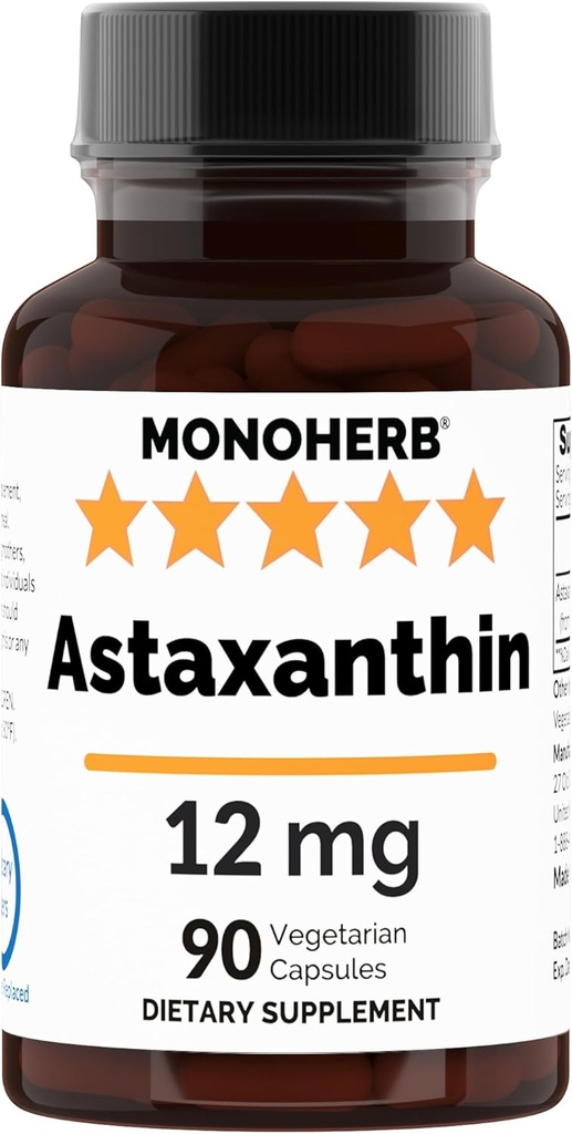 Astaksantīns 12 mg - 90 Veg kapsulas