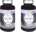 Aloha zāles Gano Ultra, Certified Organic Sēņu Papildinājums, Dabas Veselības Papildinājums, Iepakojums 2, 90 Kapsulas Katra