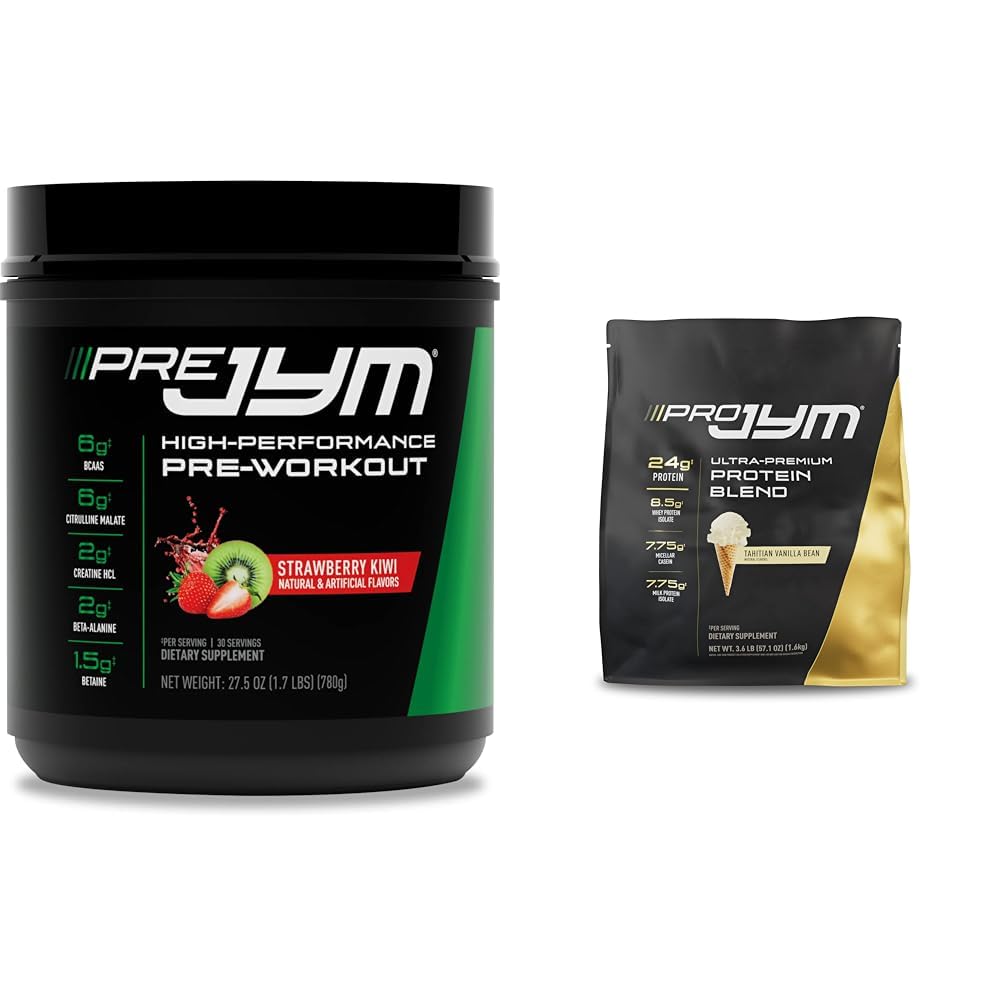 PRE JYM 30 Kalpo - zemeņu kivi un ahitiāns Vanilla Bean