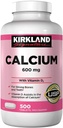 Kirkland Signature Calcium, 600 mg+D3, 500-Count tabletes