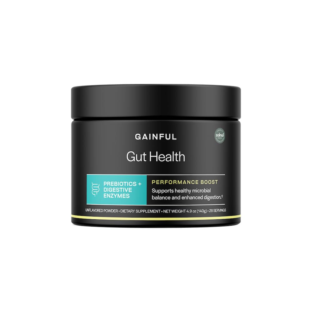 Ieguvums Gut Veselības Veiktspēja Boost Pulveris Dzeramais ar prebiotikām un gremošanas enzīmi Blend, Atbalsta līdzsvars, Dienas Gremošanas Veselības & Gut Veselības Papildinājums, Neuzliesmojošs, 28 Kalpo