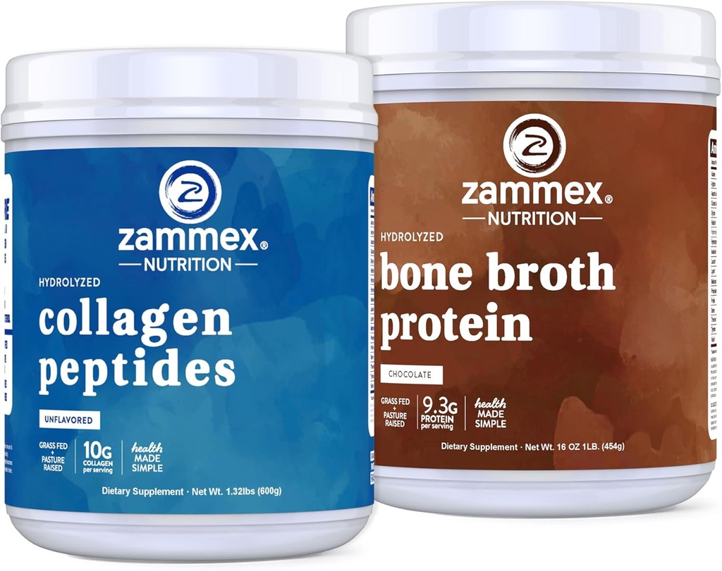 Zammex kolagēna peptīdi+šokolādes kaulu broma pulveris