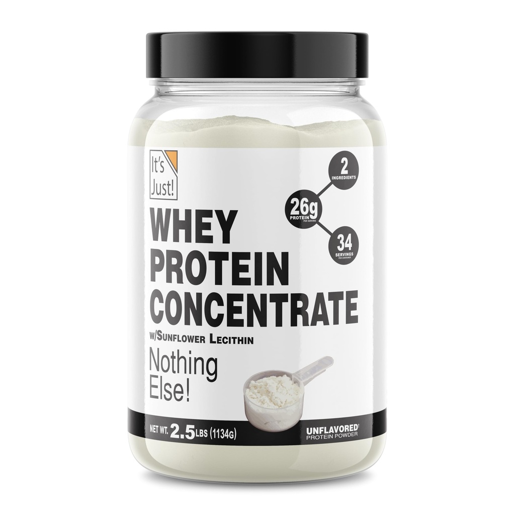 Tikai! - 100% Sūkalu proteīna koncentrāts, ražots ASV, Premium WPC- 80, nav pievienoti aromatizētāji vai mākslīgie saldinātāji (2,5 mārciņa, nebalināta)