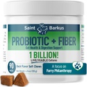 Probiotikas + Fiber regularitāte un gremošanas veselība. Probiotikas papildinājumi suņiem Gut veselību, Pareizība, Uzsākta Kuņģis, Gāze, Raugs. Atdodiet No-Kill patversmes! 90 Skaits