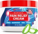 Sāpju atvieglošanas krēms ar Arnica, Magnijs, MSM un Turmeric (4 FL Oz) - Dabīgs nomierinošas Relief krēms locītavām un skābām muskuļiem - Non Greasy sāpes atvieglojums