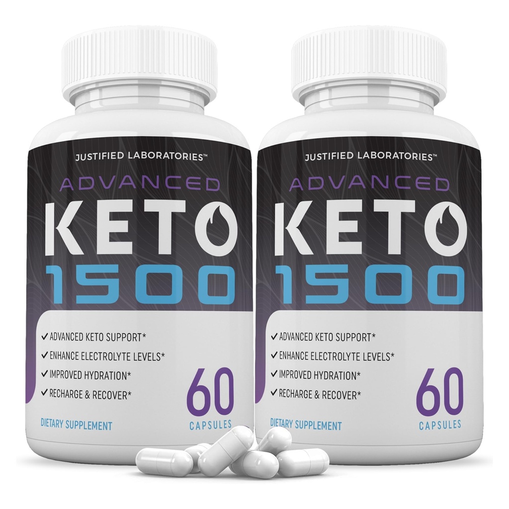 Tikai laboratorijas (2 Pack Advanced Keto 1500 Keto Pills 1275MG Jauna un Uzlabota Formula Satur Apple Sidra Etiķis Extra Virgin Olīveļļa Pulveris Green Tea Leaf 120 Kapsulas