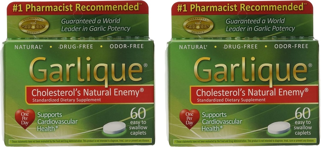 Garlique Caplets 60 tabletes (60 Skaits (2. iepakojums))