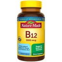 Nature Made Vitamin B12 1000 mcg, Energy Metabolism Support, 90 Softgels