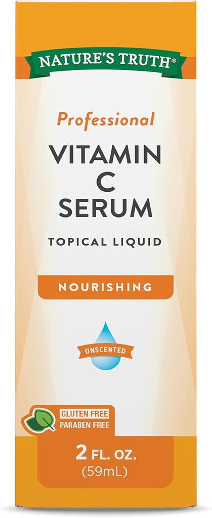 Dabas patiesība Vitamīns C Serums 2 unces, eļļa sejai un ādai