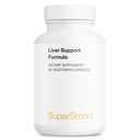 Supersmart - Aknu atbalsta formula (Advanced Formula) - ar Silymarin Milk Thattle, L-Metionīns, Pazemināts Glutatione, Picrorhiza Kurroa, Artichoke - Non-GMO & Gluten Free - 90 Veģetāriskās kapsulas