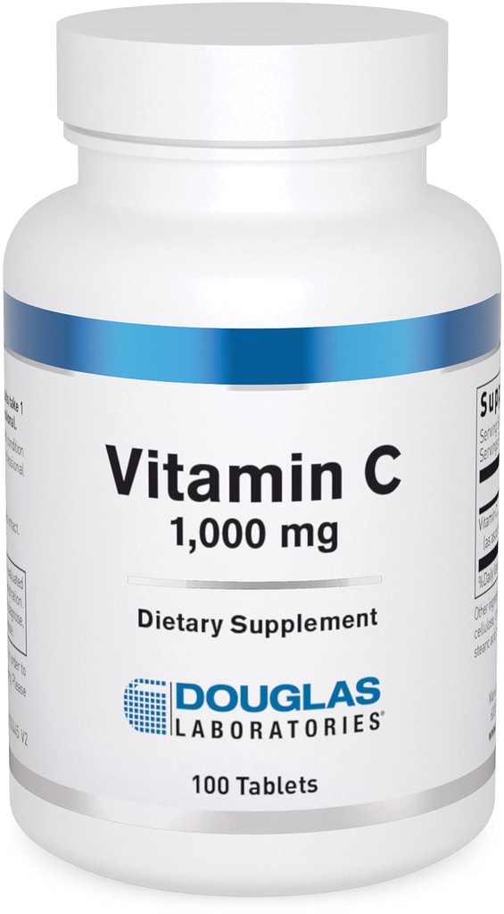 Douglas Laboratories C vitamīns     ) Ūdens šķīdināmais Antioksidants Papildinājums Imūnfunkcijai un normālai brūču dzīšanai * 