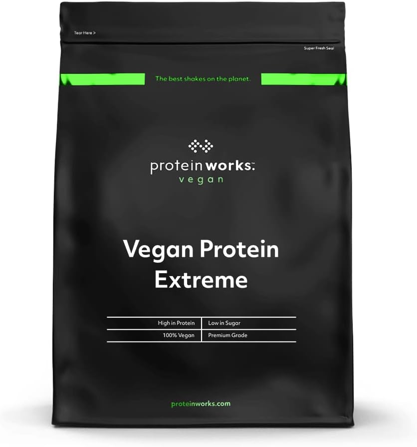 Olbaltumvielu rūpnīcas - Vegan Protein Extreme - 29g Olbaltumvielas, kuru pamatā ir augu izcelsmes krakšķēšana - Daudzavotu Olbaltumvielu maisījums - Cookies 'n' Cream - 2,20 Drupnes