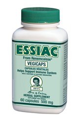 Essiac tradicionālā augu izcelsmes medicīna, 60 augu kapsulas