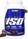 Alpha Supps ISO, zema Carb 100% Sūkalu Olbaltumvielas izolāta pulveris, 25 Grams Per apkalpo, palīdz atbalstīt muskuļu augšanu, zemu cukura un bez lipekļa (šokolādes kūka, 2 lb)