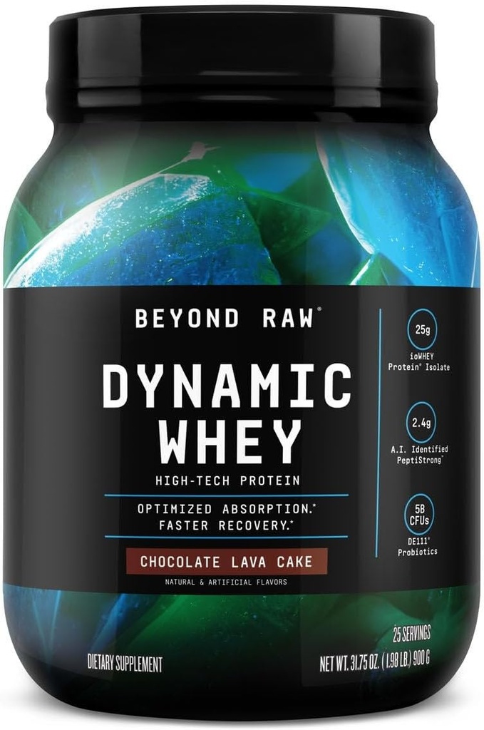 Ne tikai Raw Dynamic Whey High-Tech Olbaltumvielas - Šokolādes lave kūka (25 Kalpo)