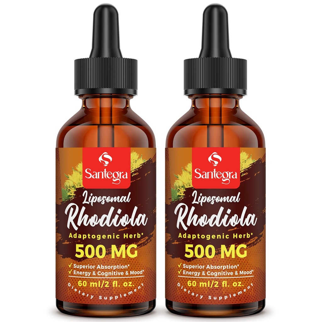 57 000 MG Liposomālas aktīvās Rhodiola Rosea Papildinājums, Rhodiola Saknes ekstrakts, šķidrums augstai absorbcijai, Rhodiola Rosea Saknes ekstrakts Tincture enerģijai, stress, Mood, Vegan, 120 ml