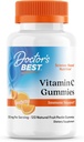 Ārsta labākais, vitamīns C Gummies 250mg uz vienu apkalpo lielu degustējošu Imūnās smadzeņu acis Sirds cirkulācija Antioksidants Atbalsts dabas pektīns Vegan Gluten bezmaksas CT, augļi, 120 Skaits