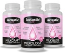 Lactastic® Perfect Start Bundle - Augstas aktivitātes organiskās zīdīšanas piedevas - Milkology, Milkcraft & Milk Bliss - 210 Vegan kapsulas