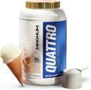 QUATTRO Magnum Nutraceuticals Sūkalu olbaltumvielu pulveris, Vanilla Soft Serve Ice Cream 2lb – Premium olbaltumvielu izolāts Blend muskuļu augšanu un atjaunošanos
